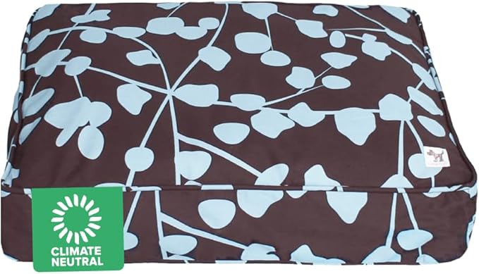 Molly Mutt Huge Dog Bed Cover - Your Hand in Mine Print - Measures 36”x45”x5’’ - 100% Cotton - Durable - Breathable - Sustainable - Machine Washable Dog Bed Cover