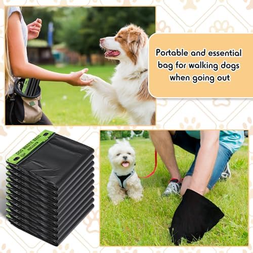 Ireer 10000 Pcs Dog Waste Bags Bulk, Pet Feces Bags with Hang Hole