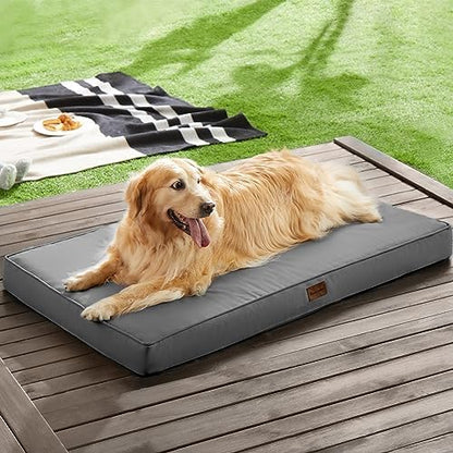 BFPETHOME Outdoor Waterproof Dog Bed for Large Dogs, Washable Cover, 36"