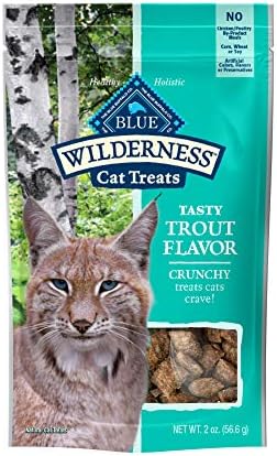 Blue Buffalo Wilderness Tasty Trout Crunchy Cat Treats, 2 oz (Pack of 12)