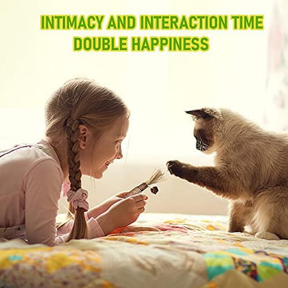 BAWAN Silvervine Sticks Cat Chew Toys for Indoor Cats Dental Care Teeth Cleaning, Natural Kitten & Cat Teething Toys for Health, Cat Chew Stick Suitable for All Breeds of Aggressive Chewers Cat