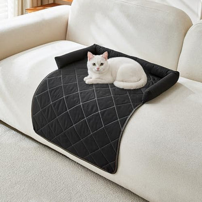 Cooling Dog Bed Mats with Neck & Head Support, 31.5 x 23.62 inch Black
