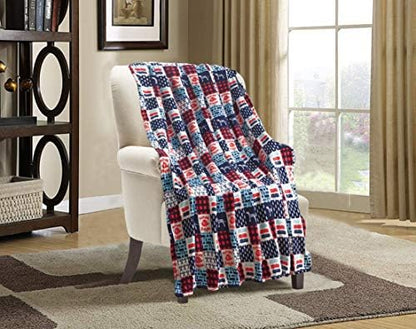 Valerian Luxury Velvet Super Soft Light Weight Blanket Prints Fleece Throw - All Year Round Home Decor, Fuzzy Warm and Cozy Throws, Couch and Gift, 50 x 60inch,Fireman