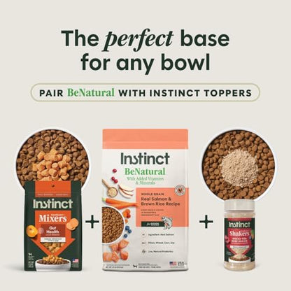 Instinct BeNatural Dry Dog Food, Whole Grain, Salmon & Brown Rice, 24 lb.
