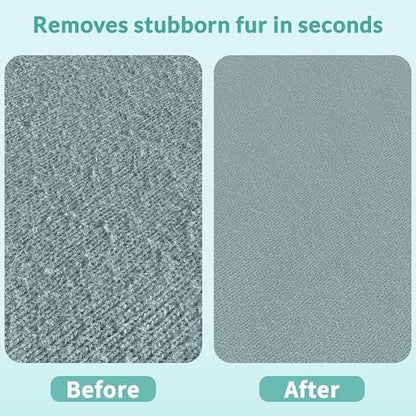 Deep Cleaner Pro Pet Hair Remover 3-Pack - Multi-Surface Carpet Rake & Scraper Tool for Dog & Cat Hair on Rugs, Couches, Pet Towers, Car Seats - Reusable, Battery-Free, Reusable Travel-Size
