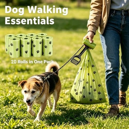 Premium Dog Poop Bags, Extra Thick Heavy Duty Leak Proof Pet Waste Bags, 120 Count Durable Tear Resistant Poop Bags for Dogs, Outdoor Walking & Cat Litter Cleaning