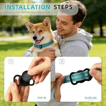 GPS Tracker for Dogs, Smart Collar with Real-Time Locator with Holder
