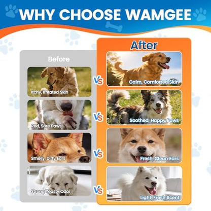 Yeast Infection Treatment Drops for Dogs, Itch Allergy Ear Paw Support 60ml