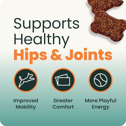 VetriScience Ultimate Strength Healthy Hip & Joint for Dogs, Duck, 120ct