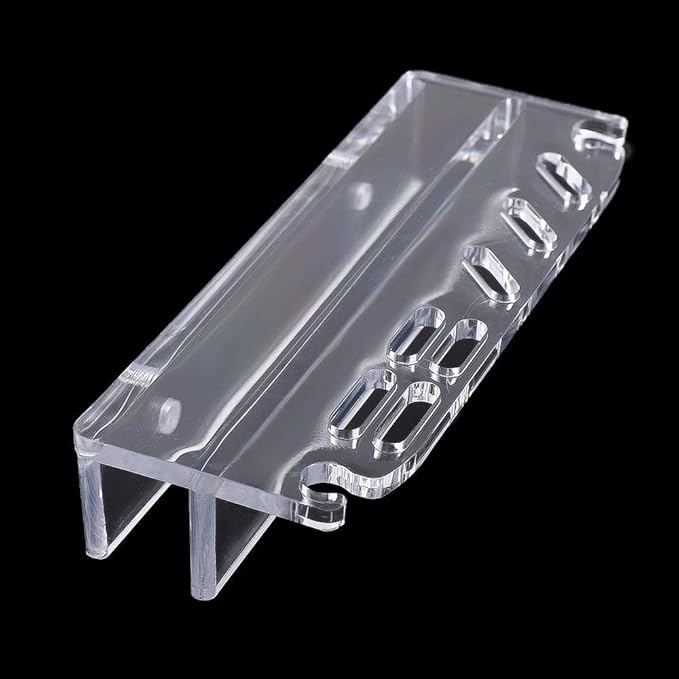 Vctitil Aquarium Plant Tools Holder Aquarium Tank Tool Acrylic Holder Grass Maintenance Tool Storage Rack for Tweezer Scraper Scissor Cleaning Tool