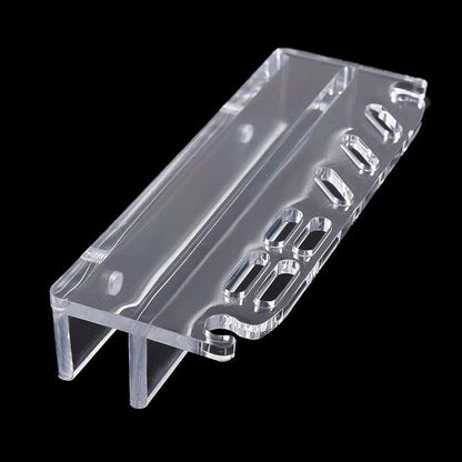 Vctitil Aquarium Plant Tools Holder Aquarium Tank Tool Acrylic Holder Grass Maintenance Tool Storage Rack for Tweezer Scraper Scissor Cleaning Tool