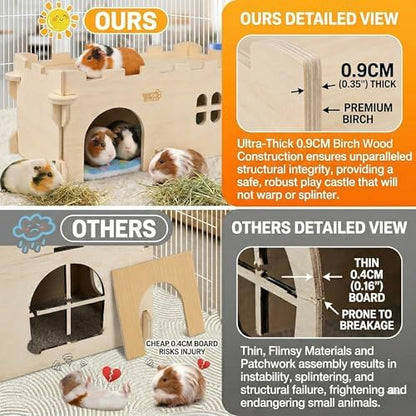 Castle Chinchilla House, Guinea Pig Hideout