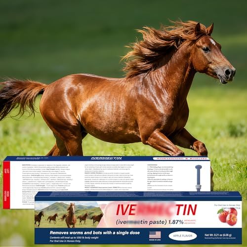 Equine Paste 1.87% – 6 Pack (6.08g) Apple Flavored Oral for Horses