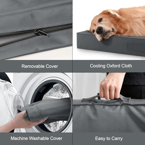 Outdoor Waterproof Orthopedic Dog Bed for Large Dogs