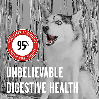 BIXBI Liberty Freeze-Dried Dog Food Topper & Treats, Beef – 98% Meat & Organs, No Refrigeration – USA Made, 26 oz