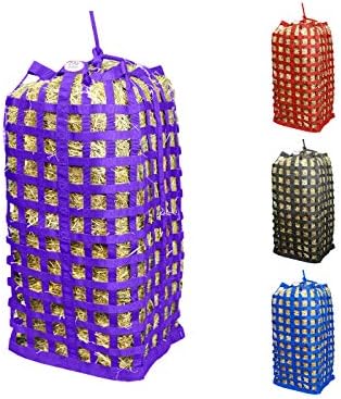 Derby Originals XL Go Around Slow Feeder Horse Hay Bag with Super Tough Bottom and 1 Year Warranty, Purple, 71-7132-PUR