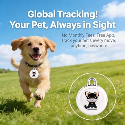 GPS Tracker for Dogs Mini Easy-to-Use Cat GPS Tracker