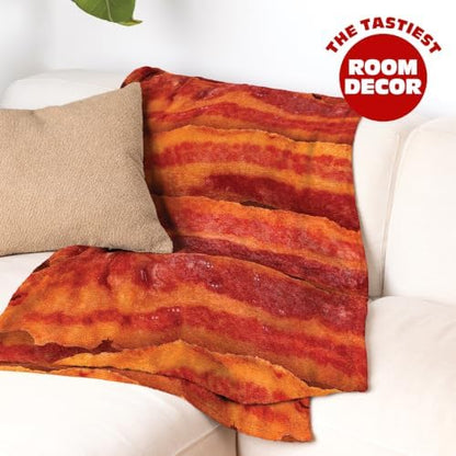 WHAT DO YOU MEME? Cozy Concepts Co. Bacon Comfort Blanket by Relatable