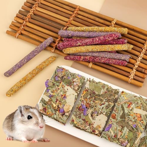 Abizoo 16 Packs Bunny Flower Chew Toys