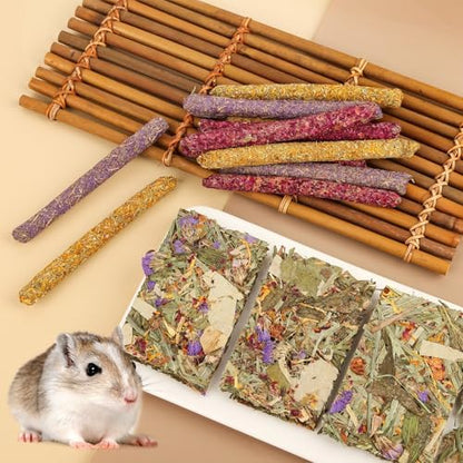 Abizoo 16 Packs Bunny Flower Chew Toys