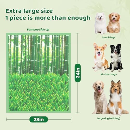 Puppy Pads XL 240 Count - 28"x34" with Adhesive Tabs