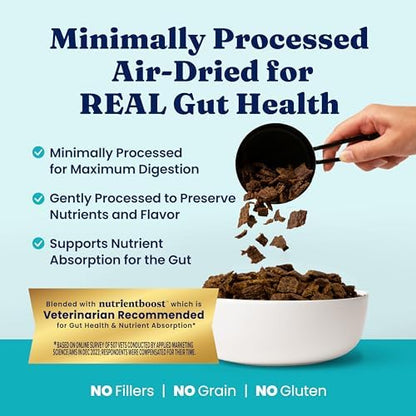 Solid Gold Air Dried Dog Food Topper & Treats for Picky Eaters, Chicken 4oz