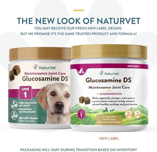 NaturVet Maintenance Joint Care with Chondroitin, Dogs & Cats, 120ct