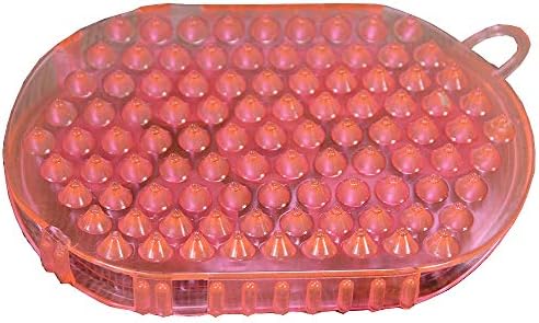 Tough 1 Rubber Jelly Massage Mitt Pink