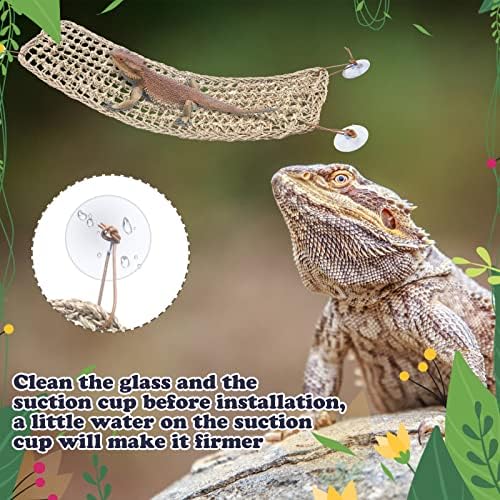 Silkfly Large Beard Dragon Hammock, 30 x 7 Inch, Rectangle, Brown