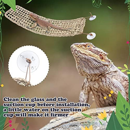 Silkfly Large Beard Dragon Hammock, 30 x 7 Inch, Rectangle, Brown