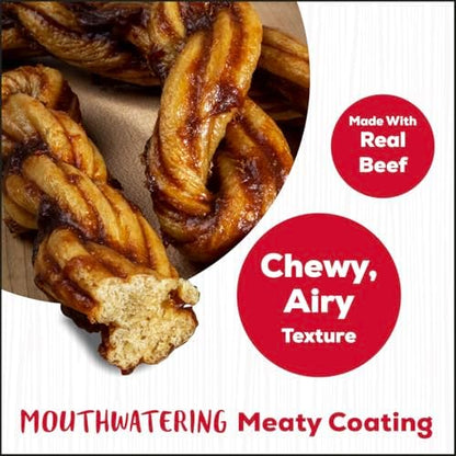 Country Kitchen Rawhide Free Beef Twists Dog Chews, 3 Count