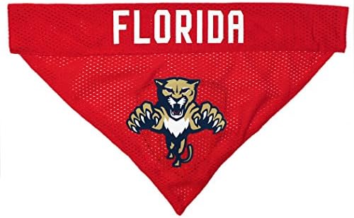 NHL FLORIDA PANTHERS BANDANA for DOGS & CATS, Large/X-Large. - Cute & Stylish Bandana! The Perfect HOCKEY FAN Scarf Bandana, great for Birthdays or any Party!