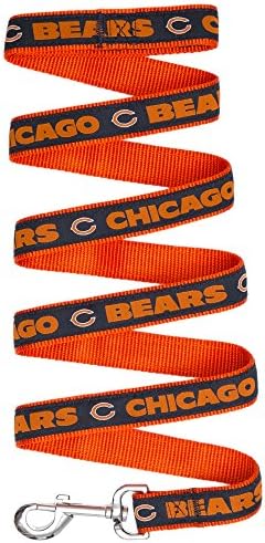 NFL PET Leash Chicago Bears Dog Leash, Large Football Team Leash for Dogs & Cats. A Shiny & Colorful Cat Leash & Dog Leash Licensed by The NFL