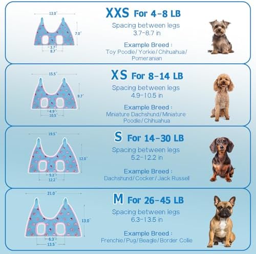 Supet Dog Grooming Hammock for Nail Trimming, Pet Grooming Hanging Harness