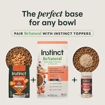 Instinct BeNatural Dry Dog Food, Whole Grain, Salmon & Brown Rice, 4.5 lb.