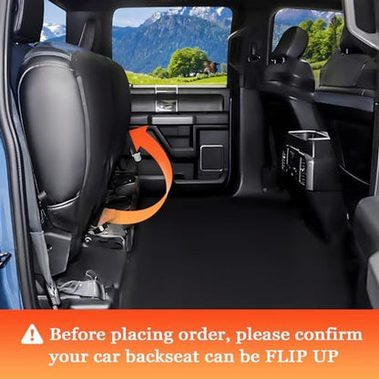 Mancro Waterproof Dog Hammock for Truck, Compatible with F150/RAM, Orange