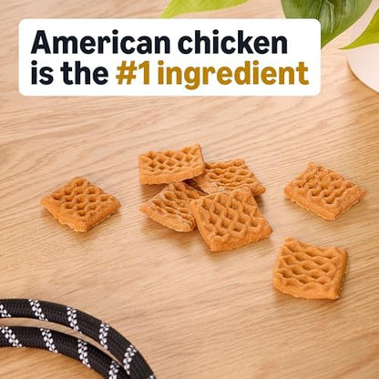 Amazon Basics Dog Treats Chicken and Waffle Bites 12oz (Previously Wag)