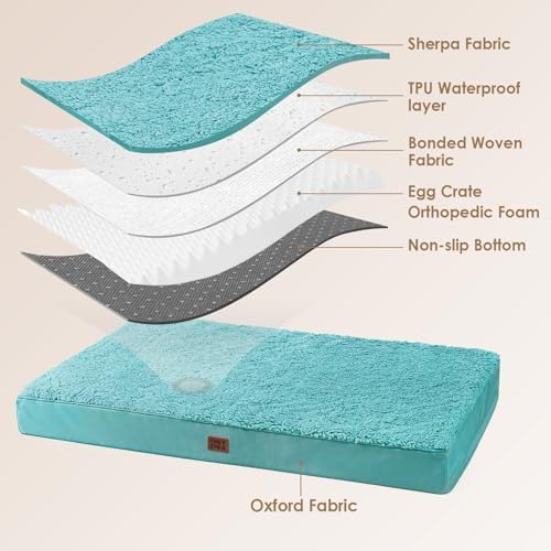 EHEYCIGA Orthopedic Dog Bed Extra Large with Removable Washable Cover, 41IN