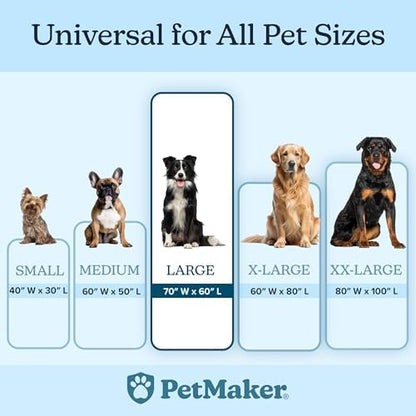 PETMAKER Dog Blanket, Charcoal, 60” x 70”