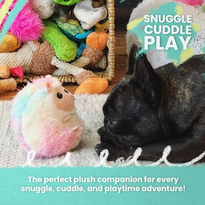 Snugarooz Chloe the Cactus Plush Toy with Repair Patch – Soft, Durable Squeaky Dog Toy for Small and Medium Breeds – Ideal for Chewing and Tugging – Sustainable Materials