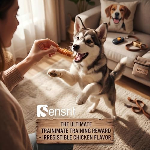 Chicken Wrapped Milk Sticks Dog Treats - 10oz (285g) High Protein Jerky Chews for Dogs - Calcium-Rich Healthy Snacks for All Breeds Training Rewards & Teeth Cleaning