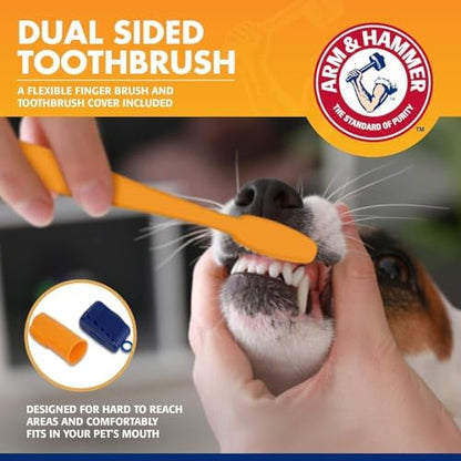Arm & Hammer Tartar Control Dog Dental Kit, Banana Mint, 3-Piece, 2-Pack