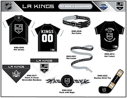 NHL Los Angeles Kings Bandana for Dogs & Cats, Small/Medium. - Cute & Stylish Bandana! The Perfect Hockey Fan Scarf Bandana, Great for Birthdays Or Any Party!