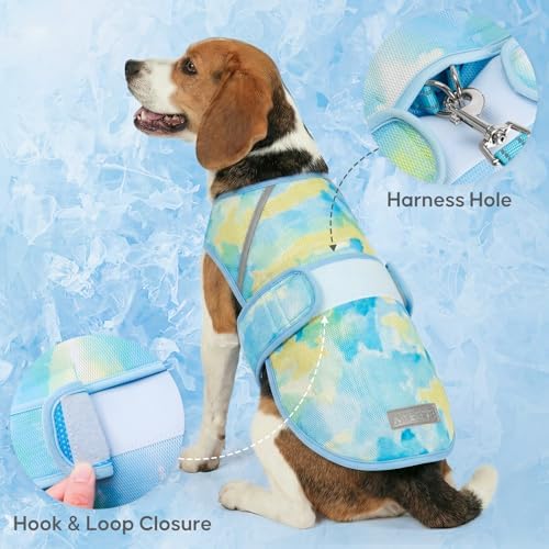 KYEESE Dog Cooling Vest Evaporative Dog Cooler Jacket for Summer Outdoor