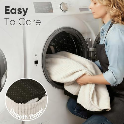 FUKUMARU Cute Dog Bed, Thickened Orthopedic Dog Sofa, Waterproof&Washable