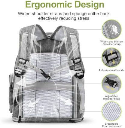 Cawypety Expandable Cat Backpack Large Space Cat Bubble Backpack Carrier