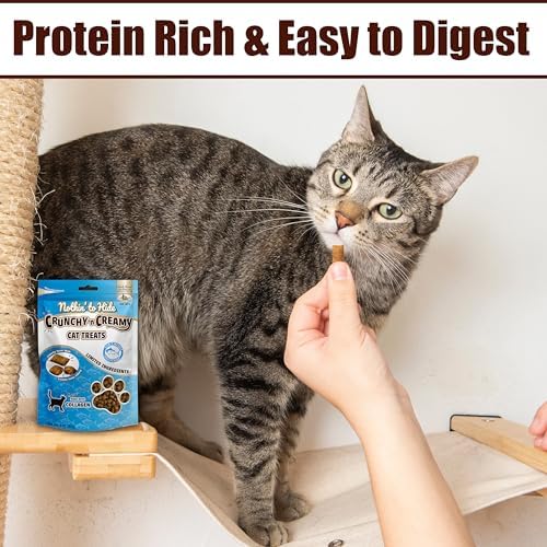 Fieldcrest Farms Collagen Cat Treats, Tuna, Crunchy & Creamy, 3 oz Pouch