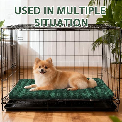 Dog Bed Mat for Small/Medium/Large Dogs Sleeping, Soft, Durable, Washable & Anti-Slip Crate Pads, Reversible Dog Mat Bed Kennel Mat Cat Bed M(30"*20"*1.5")