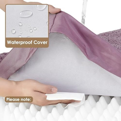 EHEYCIGA Orthopedic Dog Bed Extra Large with Removable Washable Cover, 44IN