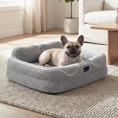 Veehoo Square Dog Bed Medium Size Dog, Orthopedic Dog Bed Couch Sofa, 28"